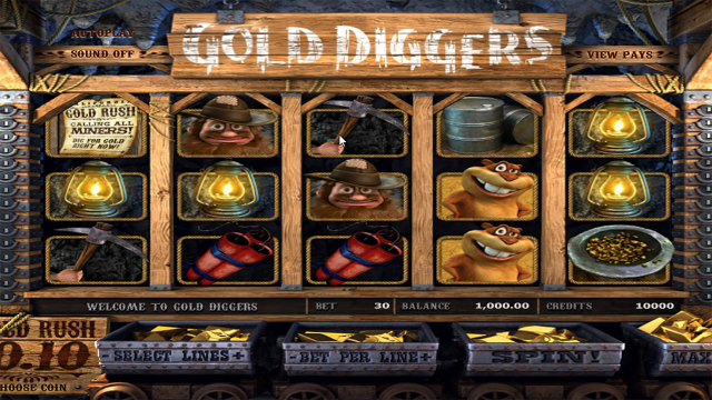 Игровой интерфейс Gold Diggers 7