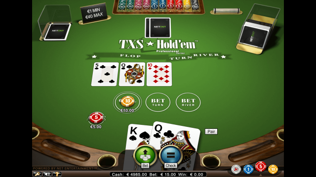 Бонусная игра TXS Hold'em Pro Series 5