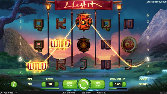 Бонусная игра Lights 5