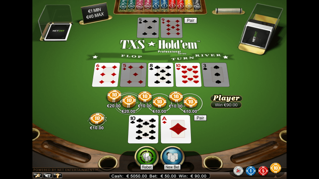 Игровой интерфейс TXS Hold'em Pro Series 8